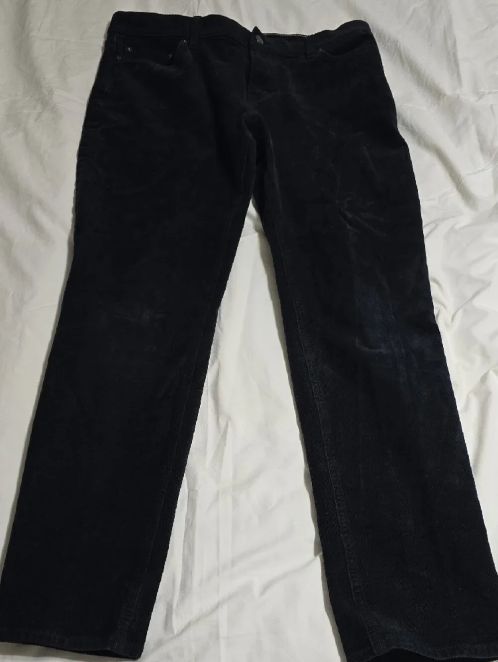 Banana Republic Navy Corduroy Waistband Pants